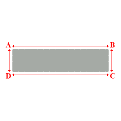 Bâche plate rectangle en Protect cover 705 670gr/m², toile PVC Etanche Gris clair - 15x3.5m