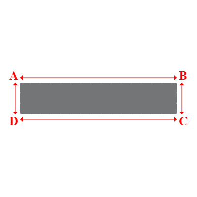Bâche plate rectangle en Toile PVC Microperforée Protect meshes 362, 430gr/m² Gris - 15x3m
