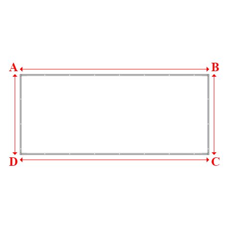 Bâche plate rectangle en Protect covert 905F3 900gr/m², toile PVC Etanche Blanc - 5.28x2.25m