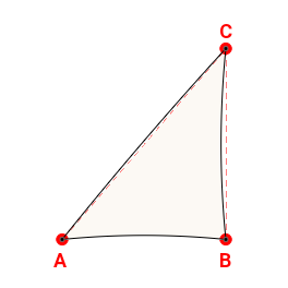 Voile d'ombrage triangle en Soltis Lounge 96 Blanc 96-8102 - 0x0x0m