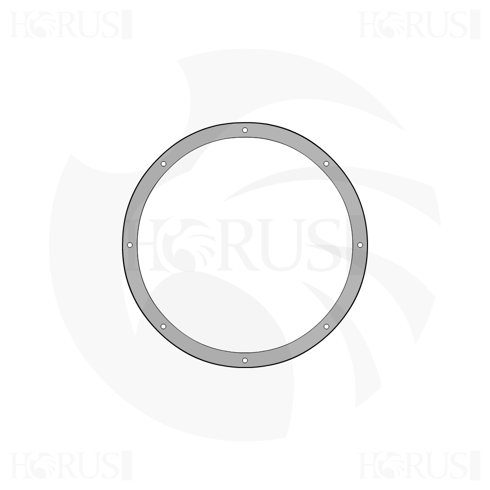 Bâche plate ronde en Protect cover 705 670gr/m², toile PVC Etanche Blanc RAL 9016 d'une diamètre de 1m