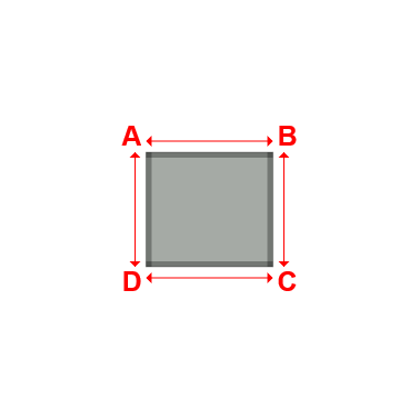 Bâche plate rectangle en Protect cover 705 670gr/m², toile PVC Etanche Gris clair RAL 7038 - 1.1500000000000001x1.04m