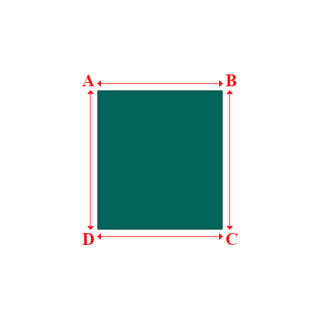 Bâche plate rectangle en Protect cover 705 670gr/m², toile PVC Etanche Vert industrie RAL 6026 - 1.8x2m