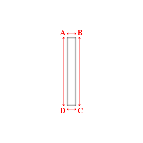 Bâche plate rectangle en Protect covert 905F3 900gr/m², toile PVC Etanche Blanc - 0.3x2.23m