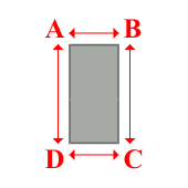Bâche plate rectangle en Protect cover 705 670gr/m², toile PVC Etanche Gris clair RAL 7038 - 1.5x3m