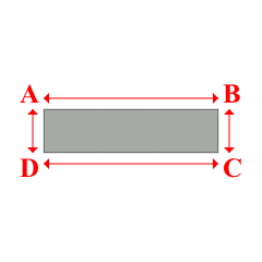 Bâche plate rectangle en Protect cover 705 670gr/m², toile PVC Etanche Gris clair RAL 7038 - 12x3m