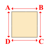 Bâche plate rectangle en Membrane PVC 670gr/m² Beige ral 1015 - 2.4x2.4m