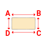 Bâche plate rectangle en Membrane PVC 670gr/m² Beige ral 1015 - 6x3m