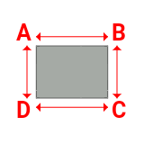 Bâche plate rectangle en Membrane PVC 670gr/m² Gris clair RAL 7038 - 5.2x3.8000000000000003m