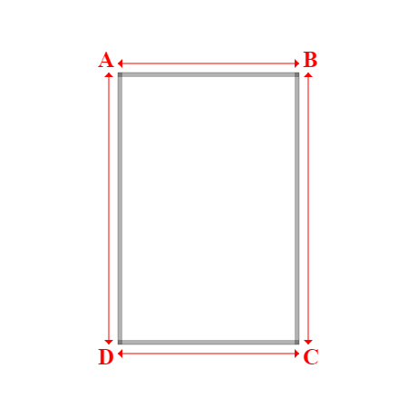 Bâche plate rectangle en Protect covert 905F3 900gr/m², toile PVC Etanche Blanc - 2x3m
