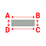 Bâche plate rectangle sur mesure en Membrane PVC 670gr/m² Gris clair RAL 7038 - 7.50x2.00m