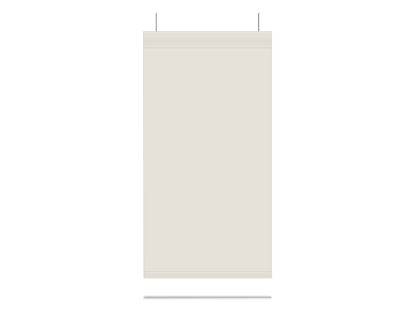 Baffles acoustiques suspendues 200x100cm Alphalia Silent Lux (Translucide)