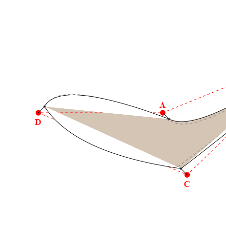 Voile d'ombrage trapèze en Soltis Perform 92 Beige Sablé 92-2135 - 5,74x5,99x5,59x4,59m