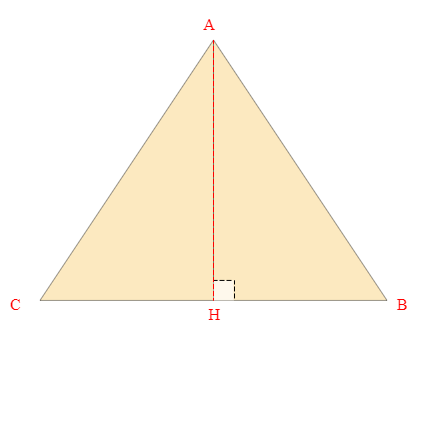 Bâche plate triangle en Membrane PVC 670gr/m² Beige ral 1015 - 3.8000000000000003x3.8000000000000003x3.8000000000000003m