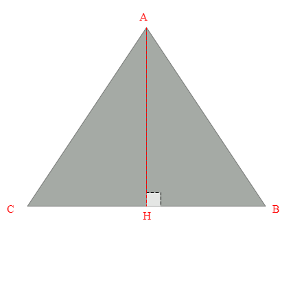 Bâche plate triangle en Membrane PVC 670gr/m² Gris clair RAL 7038 - 3.8x3.8x3.8m