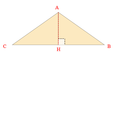 Bâche plate triangle en Membrane PVC 670gr/m² Beige ral 1015 - 2.1x3x2.1m