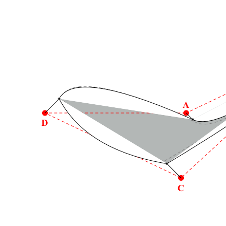 Voile d'ombrage trapèze en Soltis Lounge 96 Galet 96-2171 - 4,79x5,79x4,19x4,69m