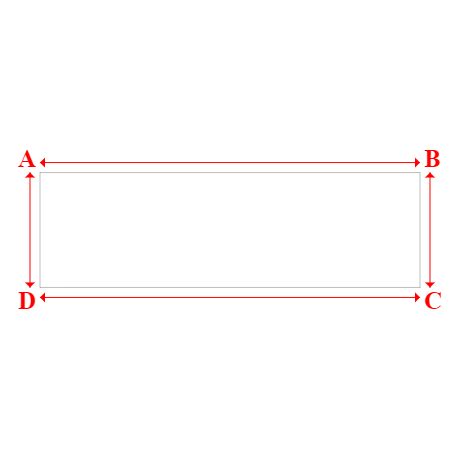 Bâche plate rectangle sur mesure en Protect covert 905F3 900gr/m², toile PVC Etanche Blanc - 8.60x2.60m