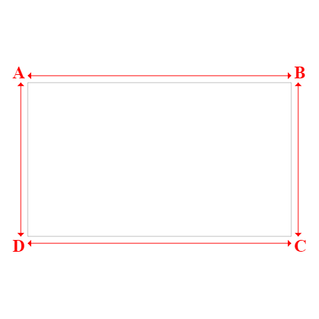 Bâche plate rectangle sur mesure en Protect covert 905F3 900gr/m², toile PVC Etanche Blanc - 6.00x3.50m