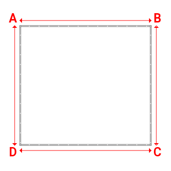 Bâche plate rectangle sur mesure en Protect covert 905F3 900gr/m², toile PVC Etanche Blanc - 3.95x3.60m