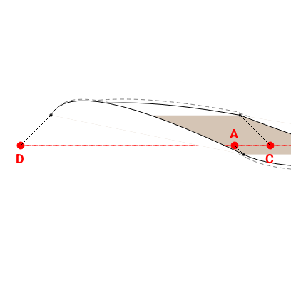 Voile d'ombrage trapèze en Soltis Perform 92 Beige Sablé 92-2135 - 6,49x4,89x5,30x4,89m