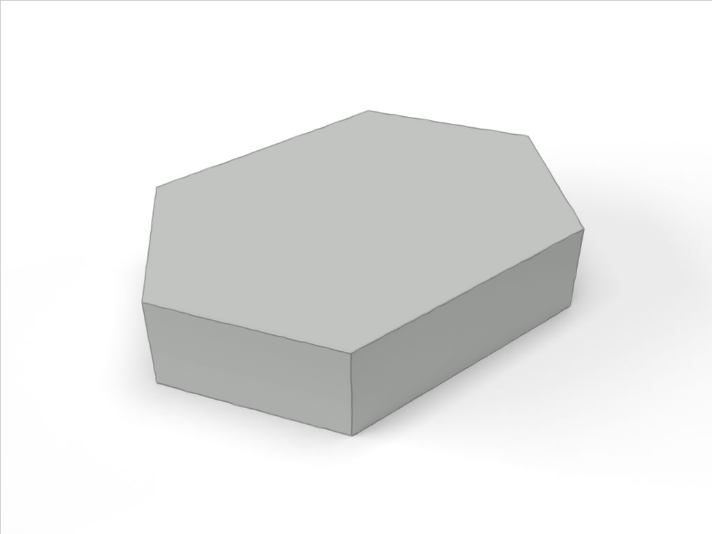 Housse Hexagonale en Membrane PVC 670gr/m² Gris clair RAL 7038