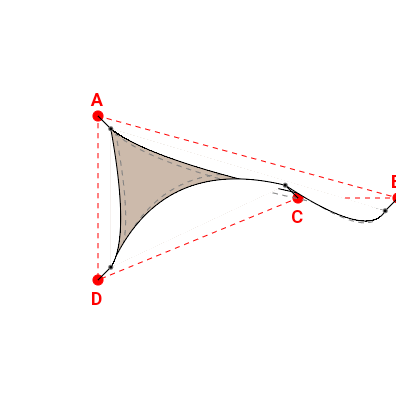 Voile d'ombrage trapèze en Soltis Lounge 96 Sandy beige 96-2135 - 5,49x2,09x3,49x2,77m