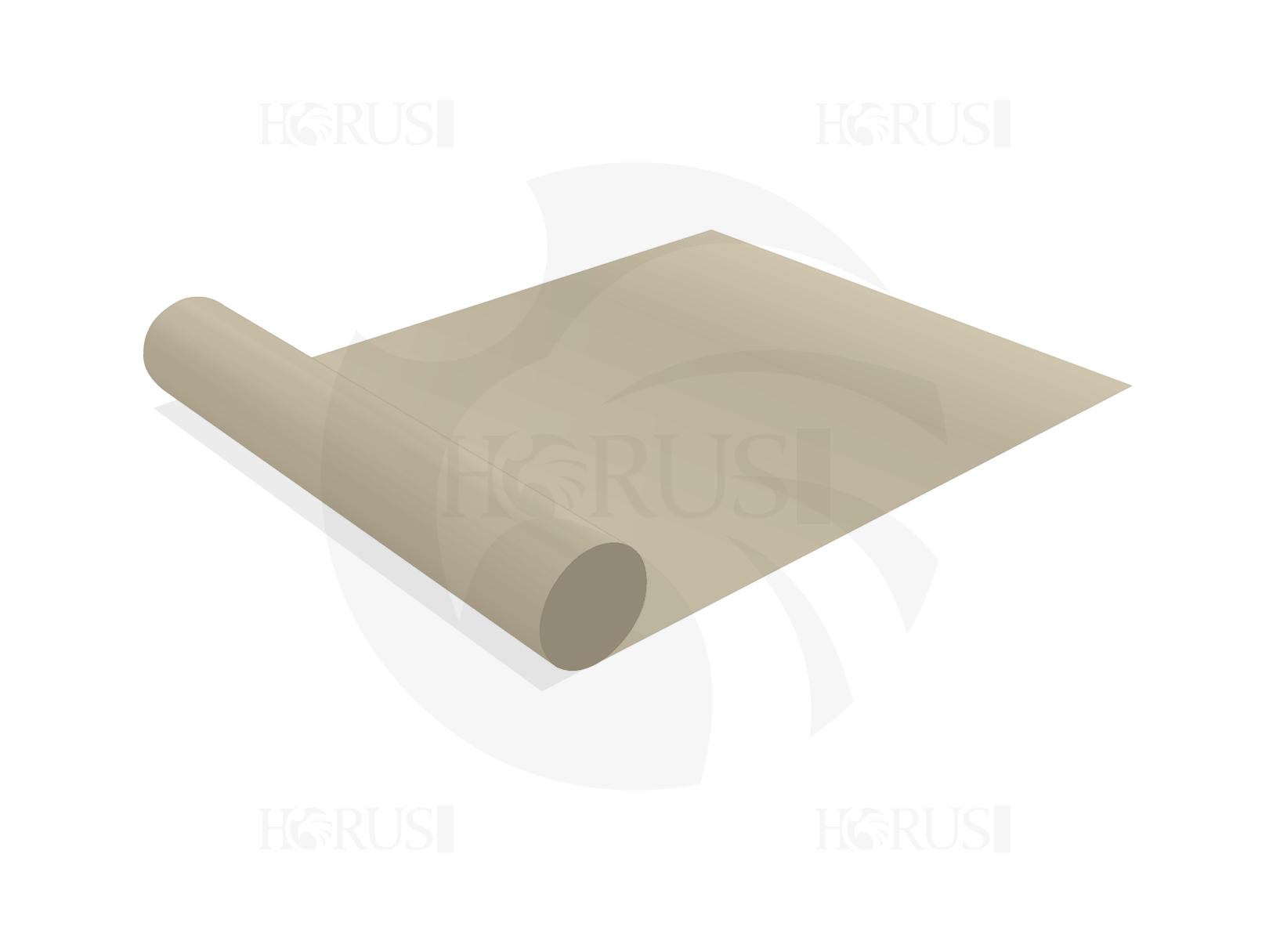 Toile à la coupe - 4m X 2.7m - Membrane PVC 670gr/m² Beige ral 1015