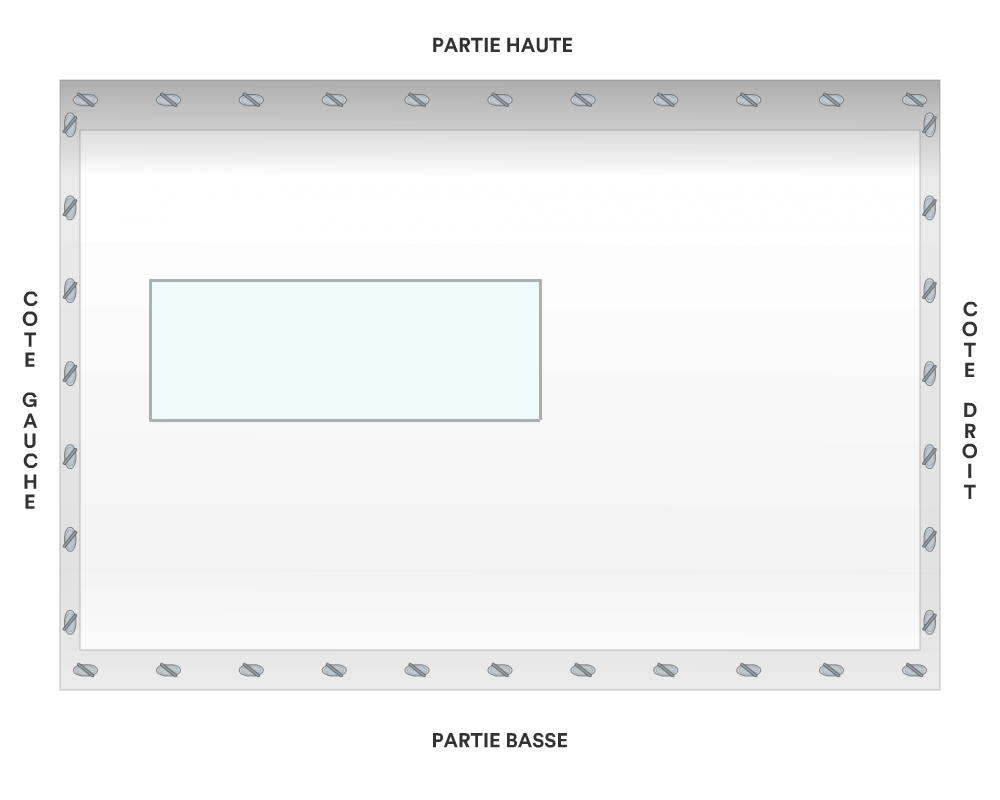Bâche de façade pour mobil-home
