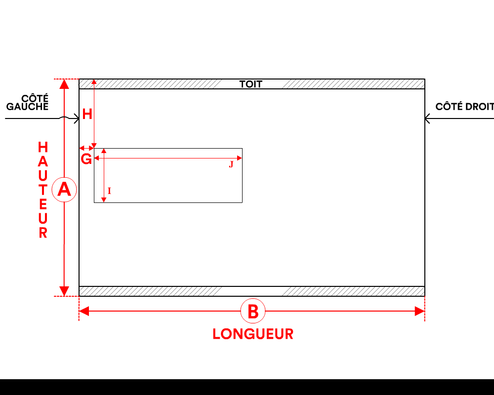 Bâche de façade pour mobil-home