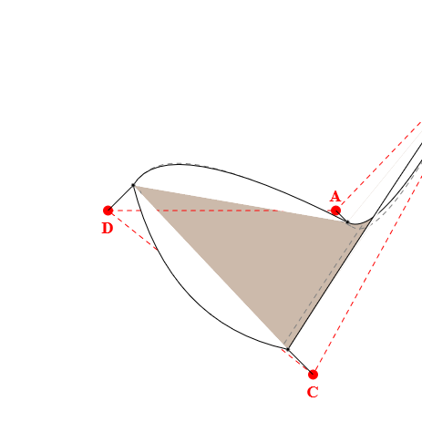 Voile d'ombrage trapèze en Soltis Lounge 96 Sandy beige 96-2135 - 2,94x6,39x3,39x4,19m