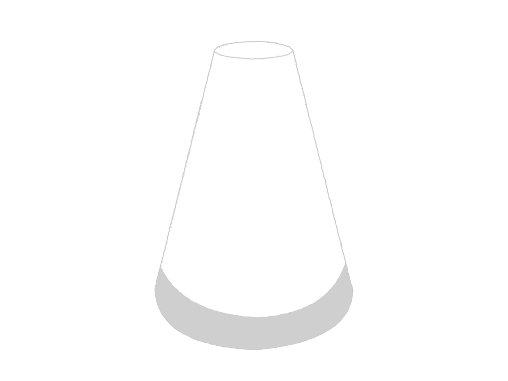 Housse Conique en Membrane PVC 670gr/m² Bleu foncé RAL 5002