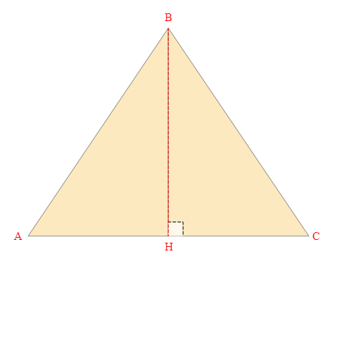 Bâche plate triangle en Membrane PVC 670gr/m² Beige ral 1015 - 6.00x6.00x6.71m