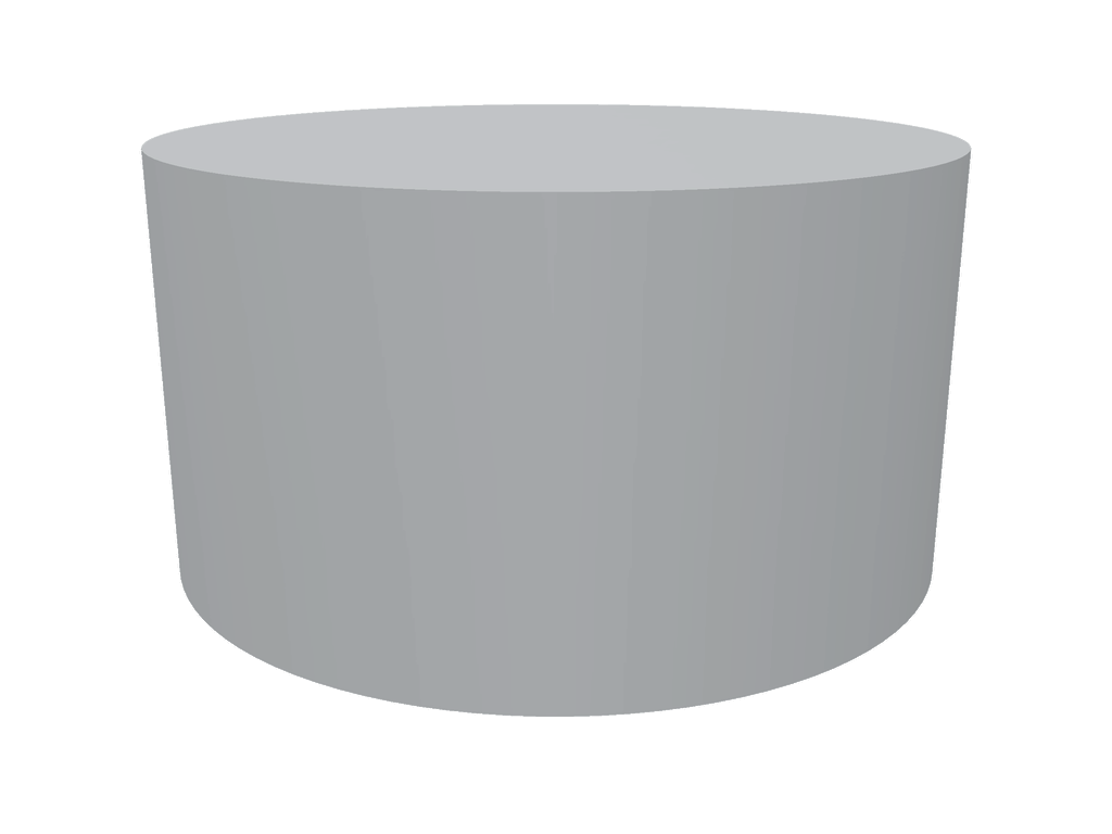 Housse Ronde en POLY420 Gris