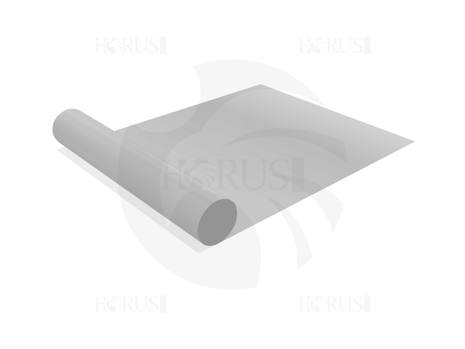 Toile au mètre - 10m X 2.7m - Membrane PVC 670gr/m² Blanc RAL 9016