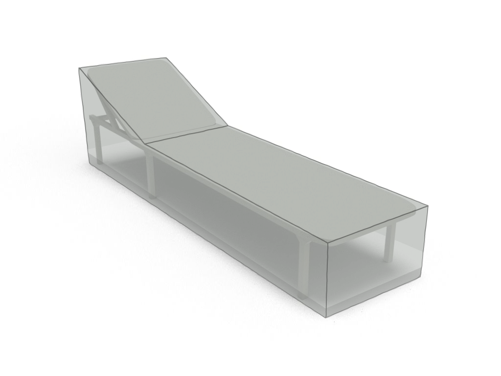 Transat en Membrane PVC 670gr/m² - Etanche Gris clair RAL 7038