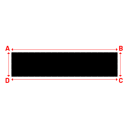 Bâche Rectangle en Membrane PVC 670gr/m² - Etanche Gris anthracite RAL 7016 705-1074 - 10.42x2.38m