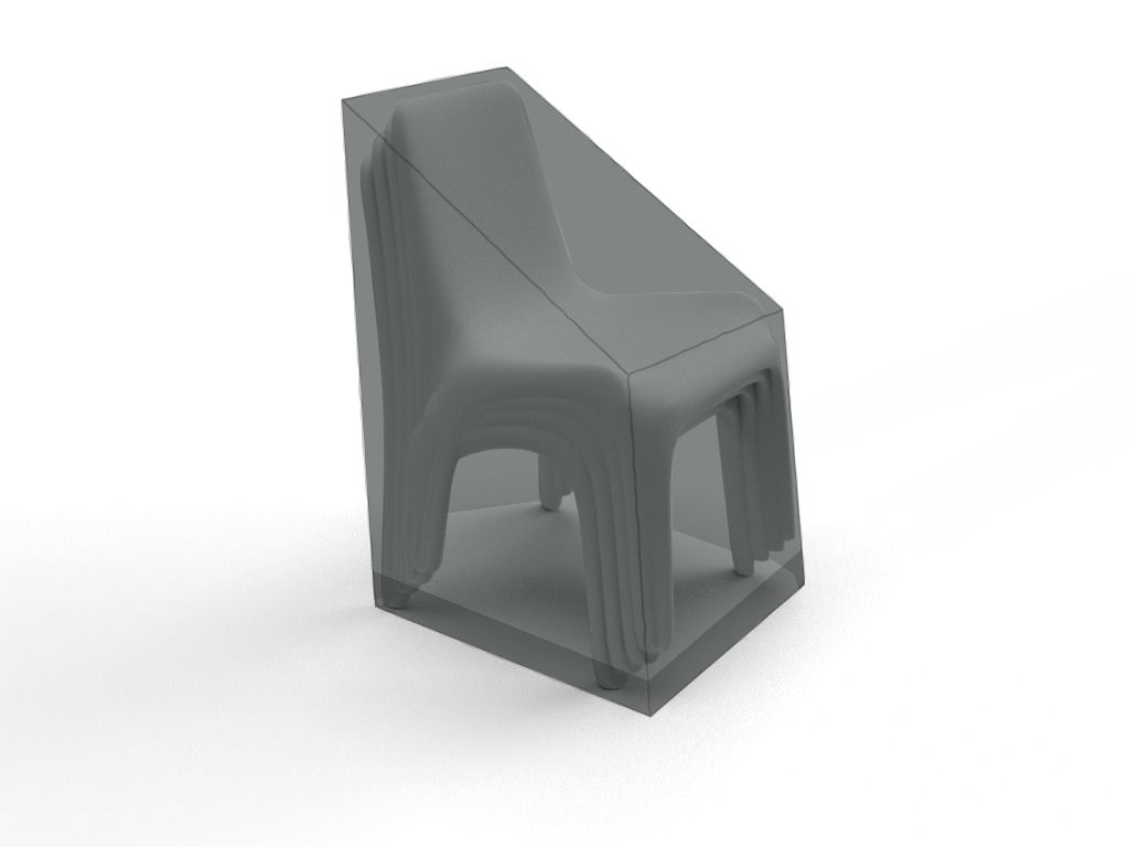 Chaise de jardin en Protect 670 : La référence en matière de protection étanche Gris anthracite RAL 7016