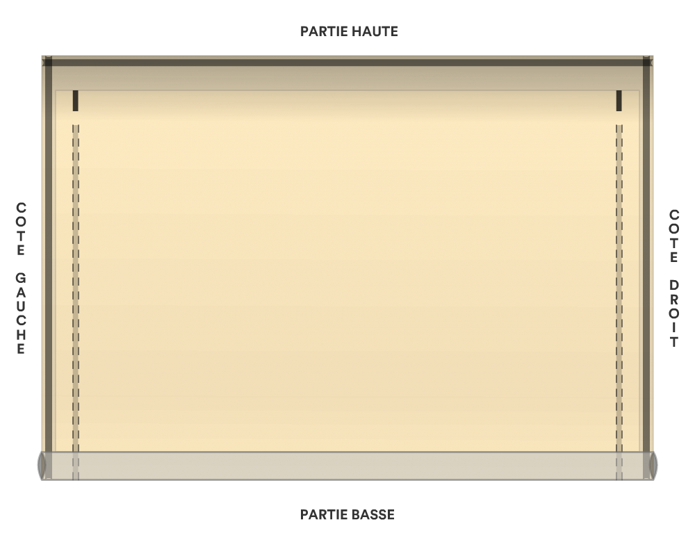 Bâche de façade pour mobil-home