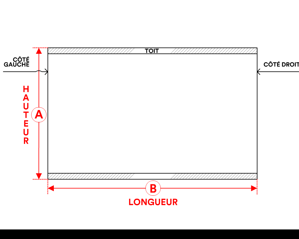 Bâche de façade pour mobil-home