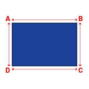 Bâche Rectangle en Protect 670 : La référence en matière de protection étanche Bleu foncé RAL 5002 - 3.00x2.00m
