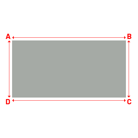 Bâche Rectangle en Protect 670 : La référence en matière de protection étanche Gris clair RAL 7038 - 6.00x3.00m