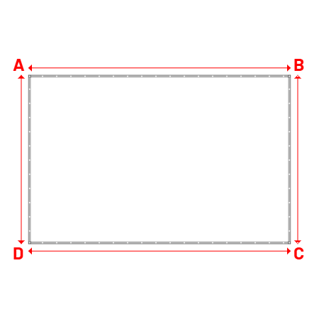 Bâche Rectangle en Protect 670 : La référence en matière de protection étanche Blanc RAL 9016 - 5.20x3.35m