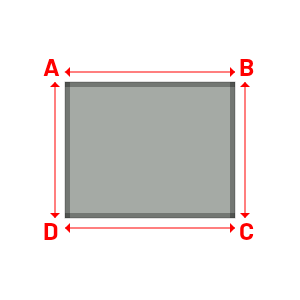 Bâche Rectangle en Protect 670 : La référence en matière de protection étanche Gris clair RAL 7038 - 1.70x1.36m