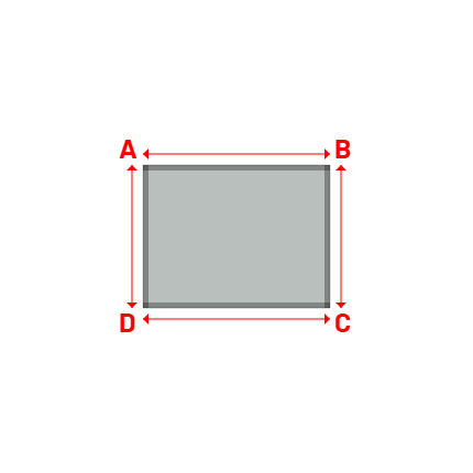 Bâche Rectangle en Solar 590 : bâche spéciale protection solaire & grand choix de coloris Galet - 502V3-2171C - 1.70x1.30m