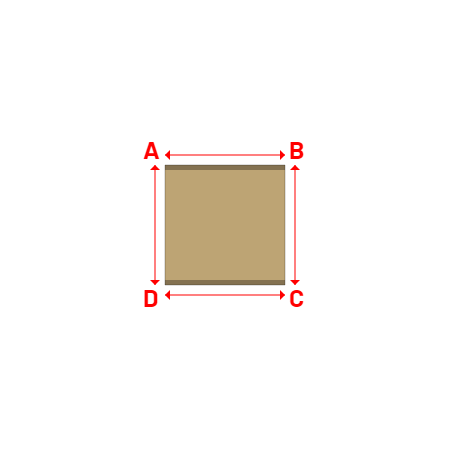 Bâche Rectangle en AustralMesh - Toile d'ombrage ajourée Sable du désert (704 AustralMesh) - 1.20x1.20m