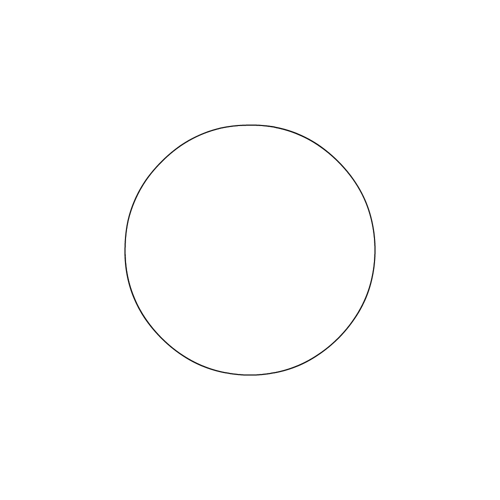 Bâche plate ronde en Protect 670 : La référence en matière de protection étanche Blanc RAL 9016 d'une diamètre de 3m