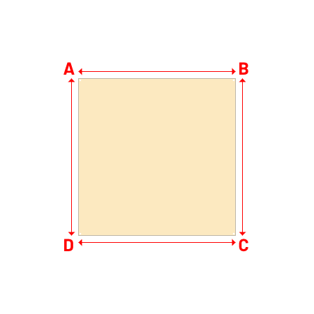 Bâche Rectangle en Protect 670 : La référence en matière de protection étanche Beige ral 1015 - 2.25x2.25m