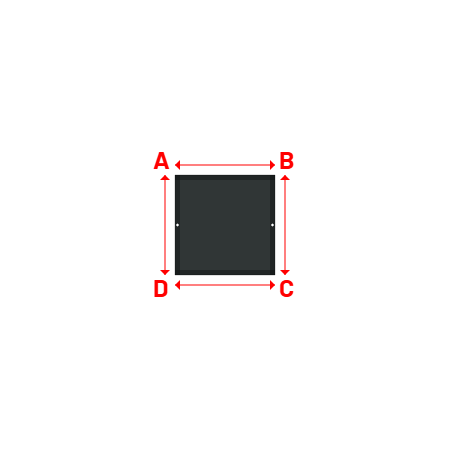 Bâche Rectangle en Protect 670 : La référence en matière de protection étanche Gris anthracite RAL 7016 - 1.00x1.00m