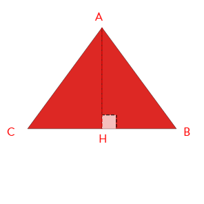 Bâche plate triangle en Protect 670 : La référence en matière de protection étanche Rouge RAL 3002 - 4.00x4.00x4.00m